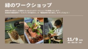 ベルハウジング「緑のワークショップ」